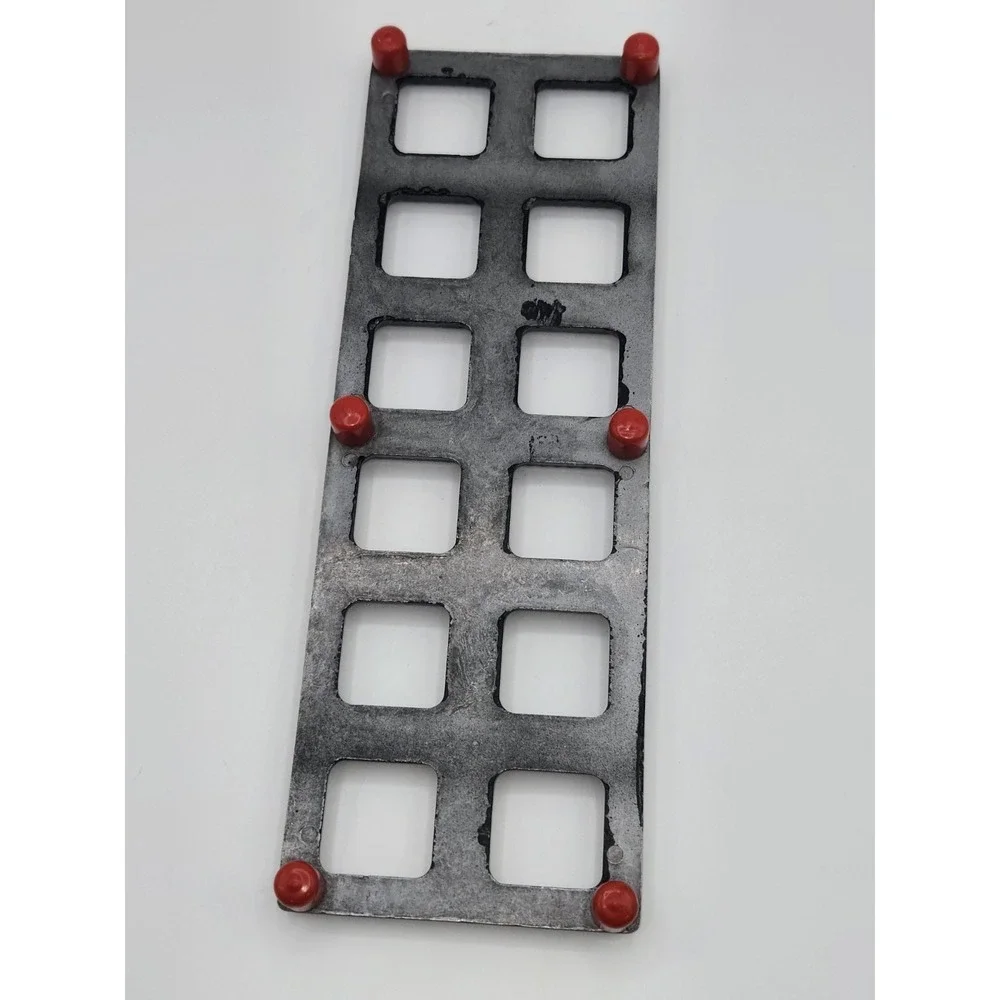 Vintage Ravioli Maker Tray Metal Grid Pasta Press 12 Square Mold Kitchen Tool